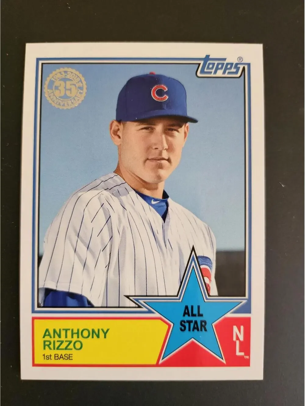 2018 Topps Update Series-1983 All-Star Design- Anthony Rizzo #83AS-34 RAW Mint - Picture 1 of 2